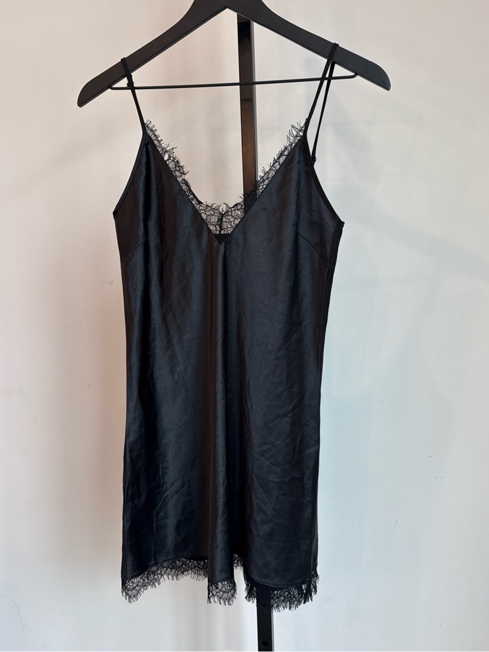 H&M satin and lace slip